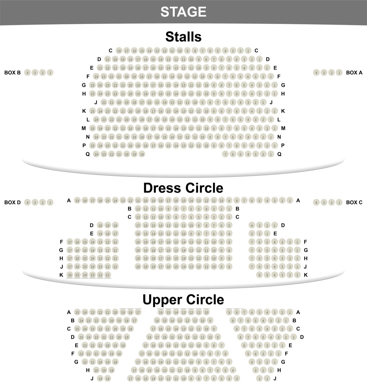 Cape Playhouse Seating Chart